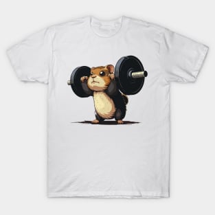 hamster weightlifter T-Shirt